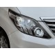2014 WHITE Toyota Alphard WARRANTED MILE,18M WARRANTY,TWIN SUNROOF 2.4 5dr